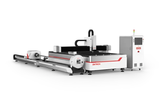 dxtech best sheet and tube fiber laser cutting machine metal laser cutter2