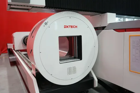 dxtech single platform sheet and tube fiber laser cutting machine laser cutting machine