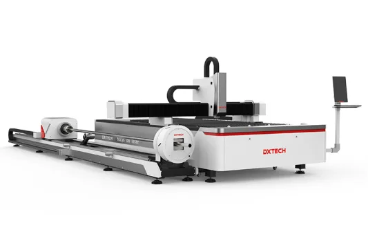 dxtech sheet and tube metal laser cutting machine laser cutting machine