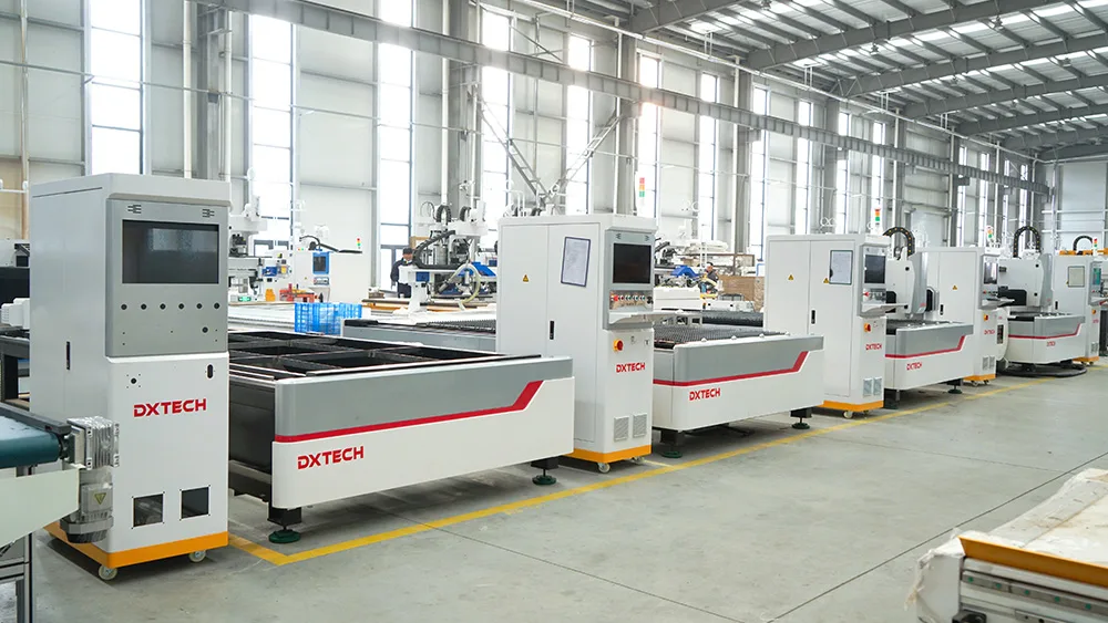 dxtech laser cutting machine factory in china