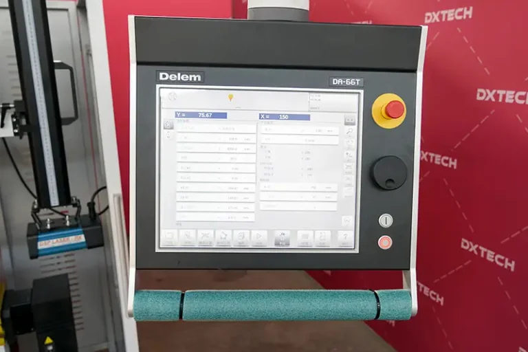 dxtech press brake bending machine CNC system