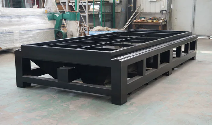 dxtech thick walled carbon steel tube welding bed