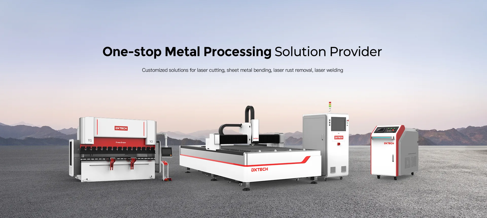 one-stop metal process laser machine provider-dxtech